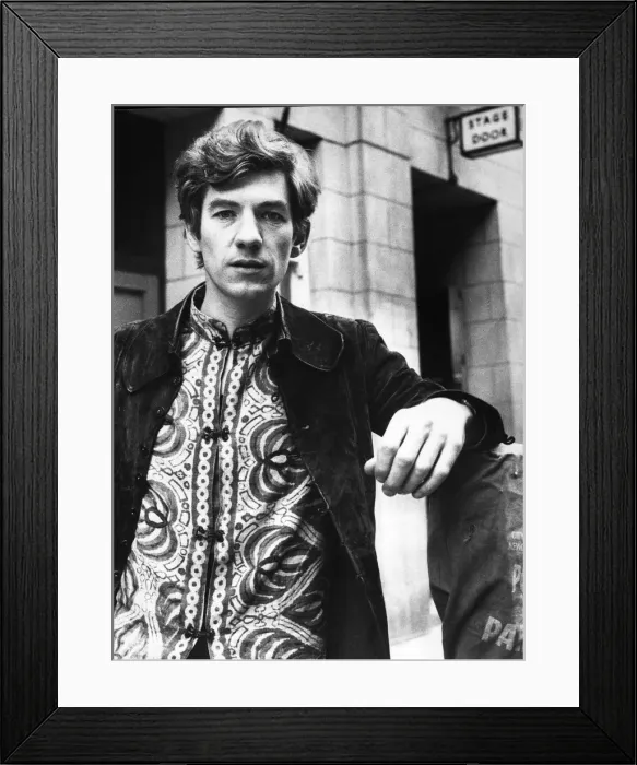 Framed Print : Ian McKellen, pictured in Newcastle where he is a member of The Actors Company Framed Print : Ian McKellen, pictured in Newcastle where he is a member of The Actors Company