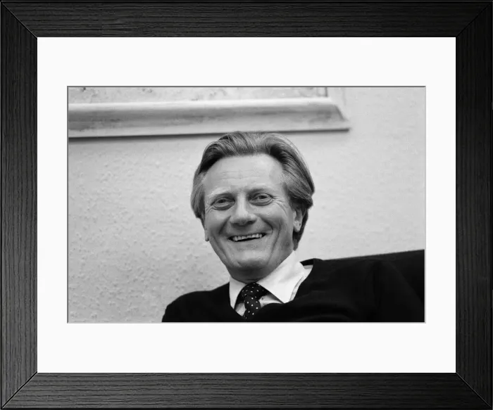 Framed Print : Conservative politician Michael Heseltine. 19th April 1988
