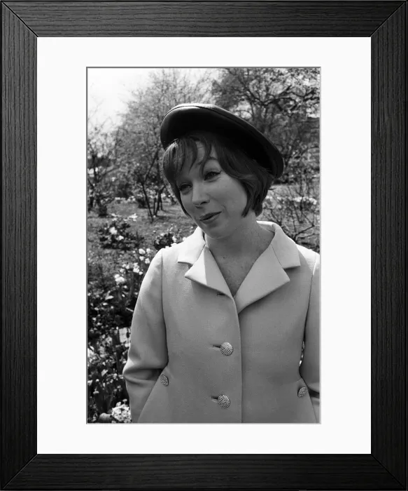 Framed Print : Sweet Charity star Shirley MacLaine is in London for a short stay