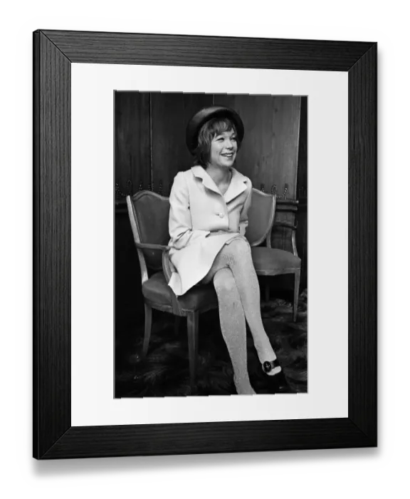 Framed Print : Sweet Charity star Shirley MacLaine is in London for a short stay