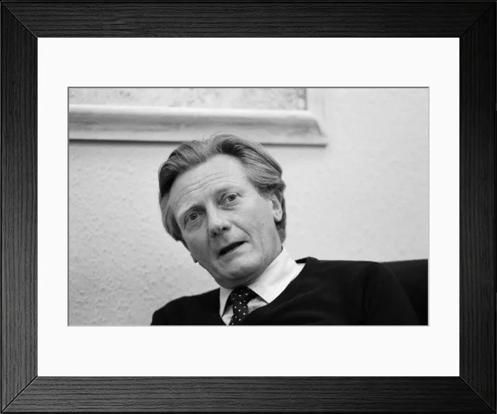 Framed Print : Conservative politician Michael Heseltine. 19th April 1988 Framed Print : Conservative politician Michael Heseltine. 19th April 1988