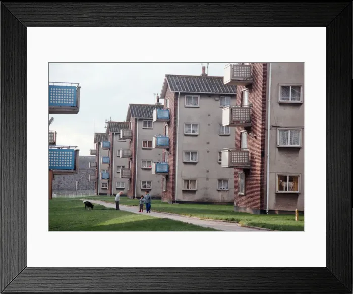 Framed Print : General views of Plymouth Estate. 22nd November 1988 Framed Print : General views of Plymouth Estate. 22nd November 1988