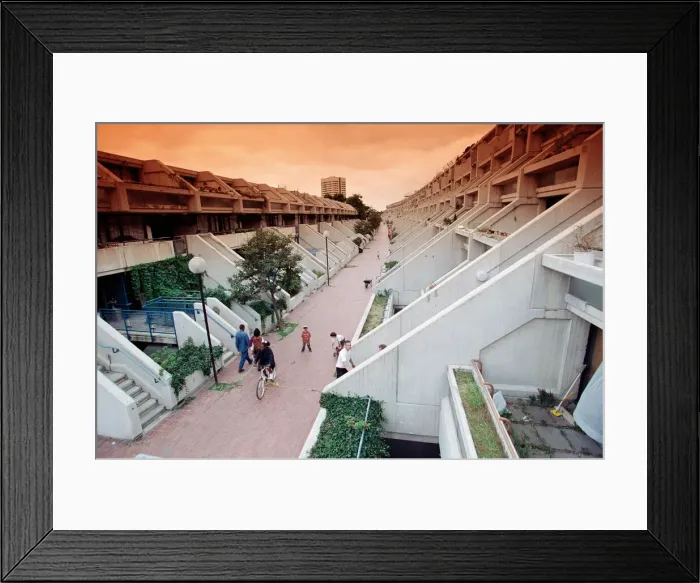 Framed Print : General views of the Alexandra Road housing estate, properly known as the Alexandra