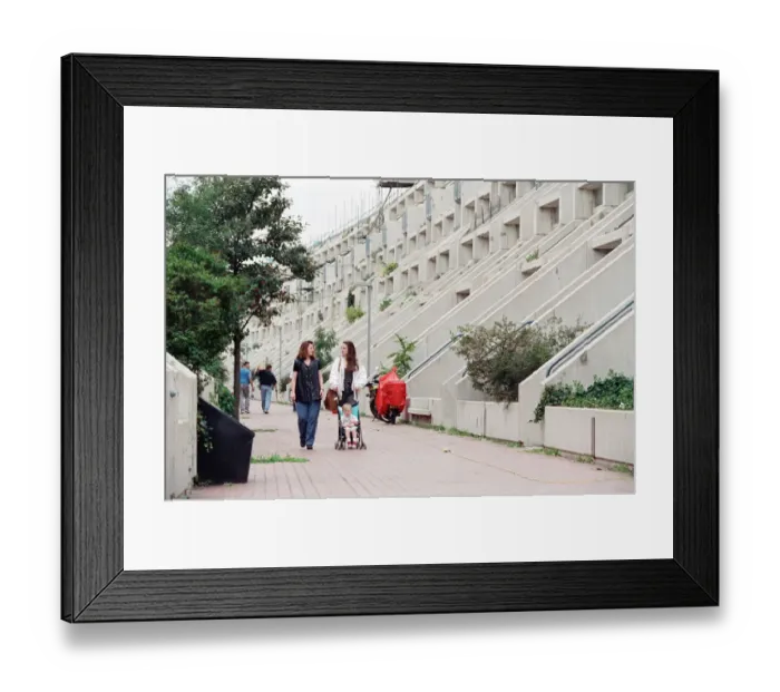 Framed Print : General views of the Alexandra Road housing estate, properly known as the Alexandra
