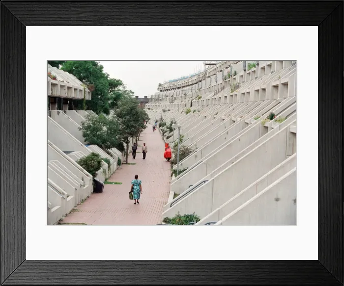 Framed Print : General views of the Alexandra Road housing estate, properly known as the Alexandra Framed Print : General views of the Alexandra Road housing estate, properly known as the Alexandra