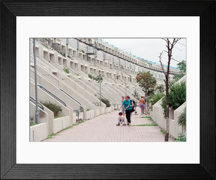 Framed Print : General views of the Alexandra Road housing estate, properly known as the Alexandra Framed Print : General views of the Alexandra Road housing estate, properly known as the Alexandra
