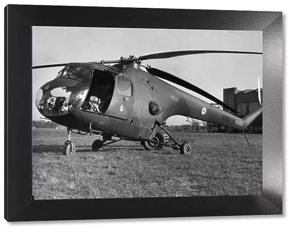 A Bristol Sycamore HR13 helicopter XD196 of 275 Squadron seen here at RAF Linton