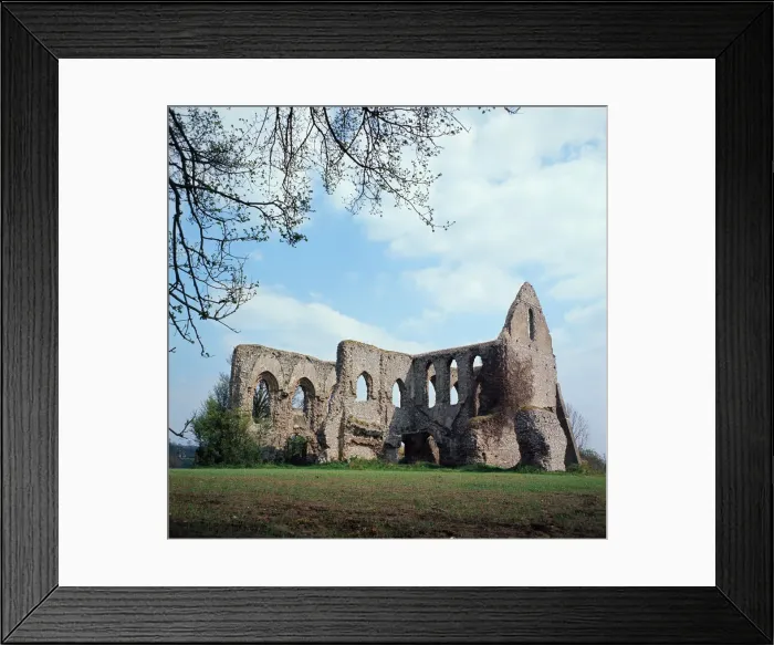 Framed Print : Newark Priory in Pyrford, Surrey. July 1967 Framed Print : Newark Priory in Pyrford, Surrey. July 1967