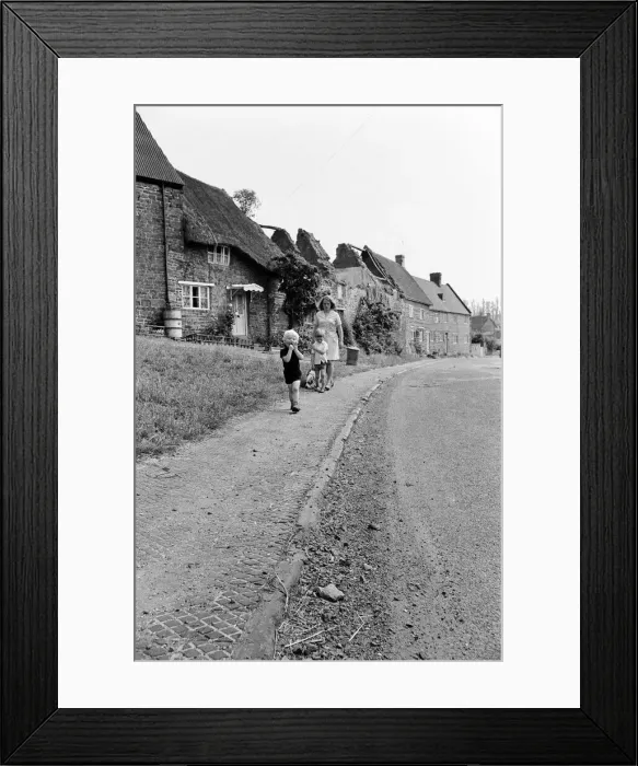 Framed Print : Shutford Village, Oxfordshire. 14th July 1969 Framed Print : Shutford Village, Oxfordshire. 14th July 1969