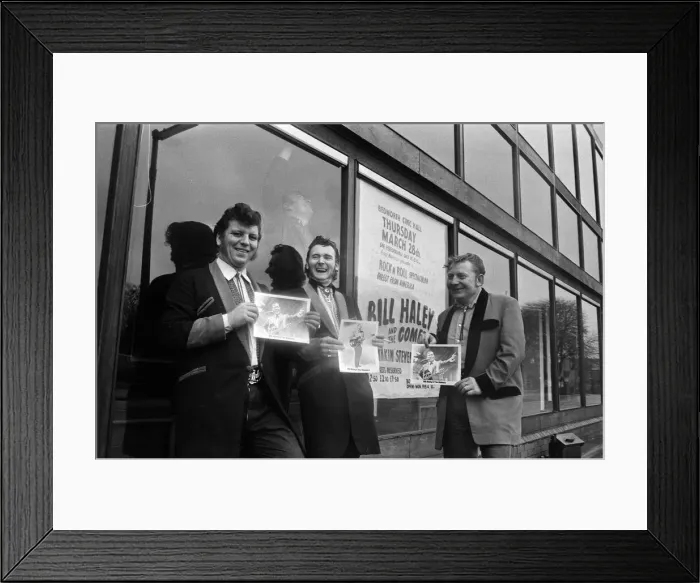 Framed Print : Dressed for the occasion, Ron West and his friends Dave Haycock Framed Print : Dressed for the occasion, Ron West and his friends Dave Haycock