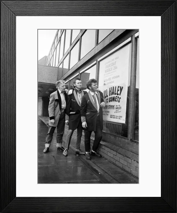Framed Print : Dressed for the occasion, Ron West and his friends Dave Haycock Framed Print : Dressed for the occasion, Ron West and his friends Dave Haycock