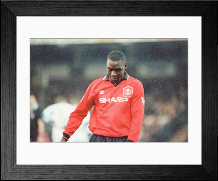 Framed Print : Reading 0-3 Manchester United, FA Cup 4th Round match at Elm Park
