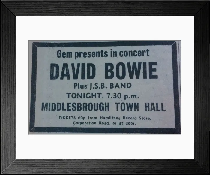 Framed Print : Advert from Evening Gazette June 1972 Framed Print : Advert from Evening Gazette June 1972