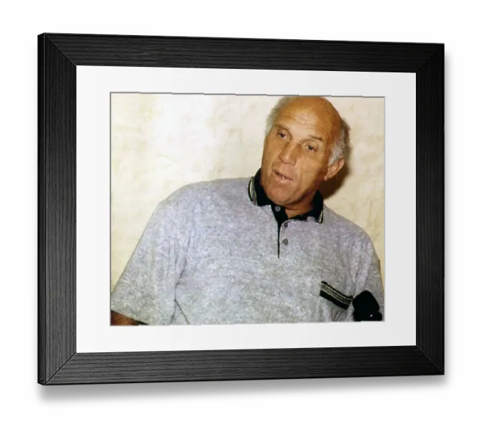 Framed Print : Ronnie Moran Liverpool FC manager talking about his new post at Anfield April 1991 Framed Print : Ronnie Moran Liverpool FC manager talking about his new post at Anfield April 1991