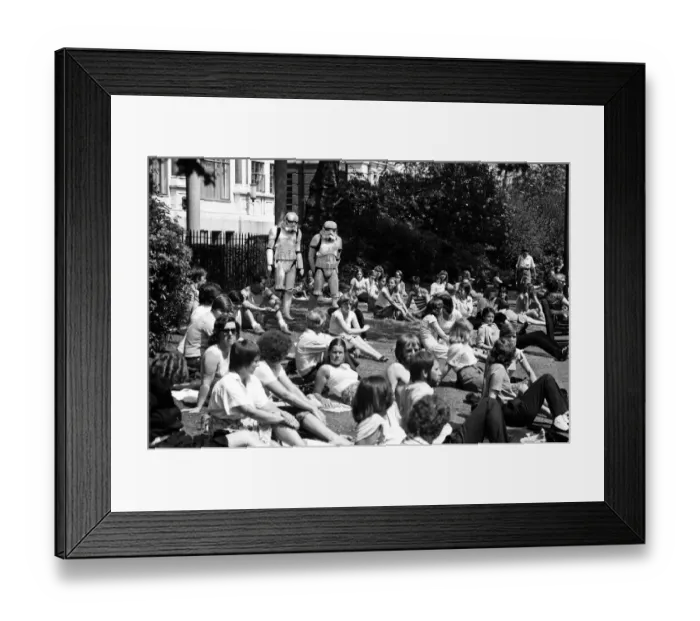 Framed Print : The stars of Star Wars: Episode V - The Empire Strikes Back