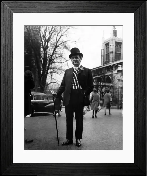 Framed Print : Leo Abse, Labour MP for Ponytpool. Circa 1963 Framed Print : Leo Abse, Labour MP for Ponytpool. Circa 1963
