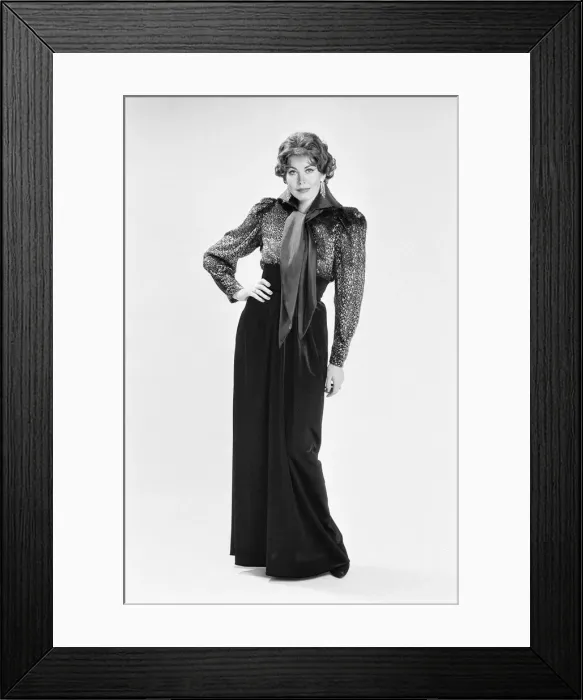 Framed Print : Hollywood inspired fashions retro feature, 13th December 1979 Framed Print : Hollywood inspired fashions retro feature, 13th December 1979