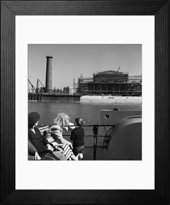 Framed Print : A pleasure steamer on the River Thames, London. Pictured in the background Framed Print : A pleasure steamer on the River Thames, London. Pictured in the background