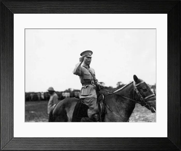 Framed Print : General Chiang Kai Shek, Commander in chief of Nanking Gpvernment Forces Framed Print : General Chiang Kai Shek, Commander in chief of Nanking Gpvernment Forces