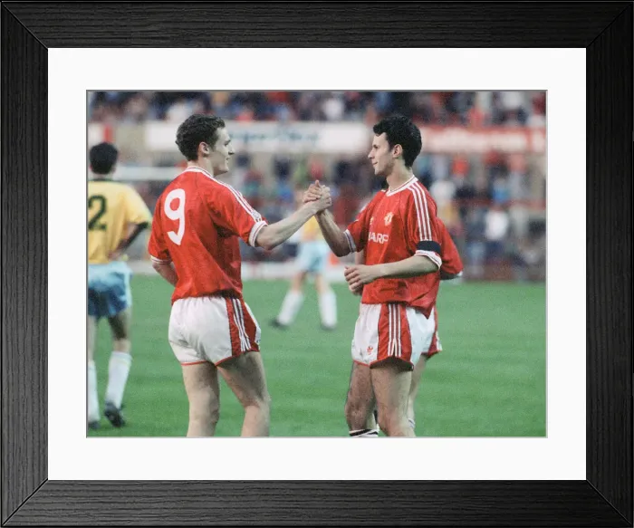 Framed Print : FA Youth Cup Final Second Leg match at Old Trafford. Manchester United 3 v Crystal Framed Print : FA Youth Cup Final Second Leg match at Old Trafford. Manchester United 3 v Crystal