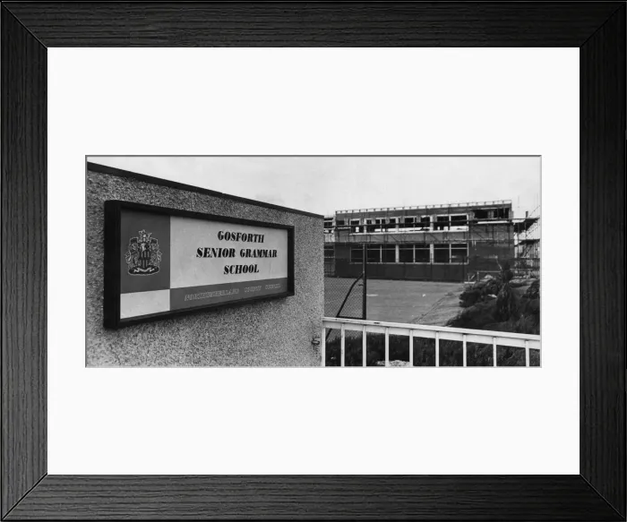 Framed Print : Gosforth Senior Grammar School, Gosforth, Newcastle upon Tyne, 6th February 1973 Framed Print : Gosforth Senior Grammar School, Gosforth, Newcastle upon Tyne, 6th February 1973