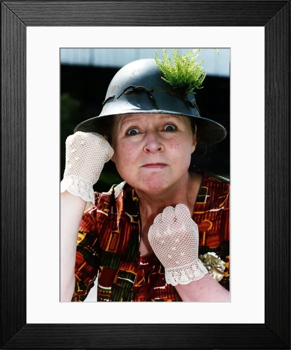 Framed Print : TV Programme Take the High Road Gwyneth Guthrie Scottish actress who plays Framed Print : TV Programme Take the High Road Gwyneth Guthrie Scottish actress who plays