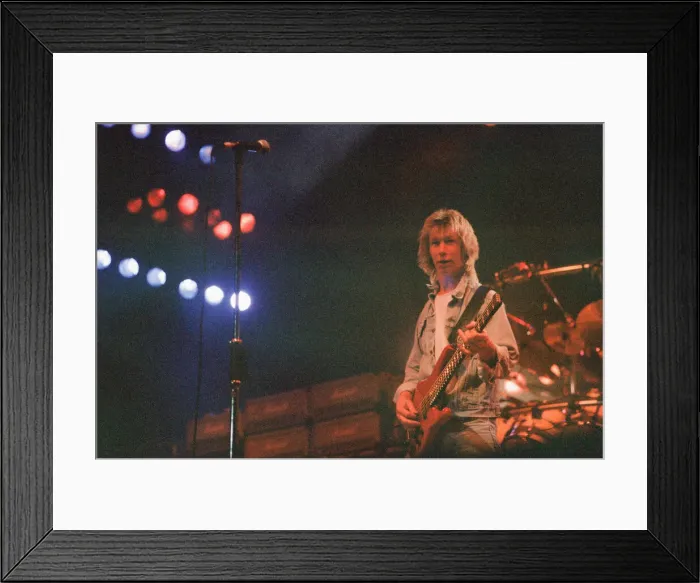 Framed Print : Status Quo in concert at the NEC in Birmingham, 11th December 1990. Our Picture Shows Framed Print : Status Quo in concert at the NEC in Birmingham, 11th December 1990. Our Picture Shows