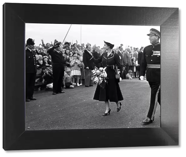 Queen Elizabeth II and the Duke of Edinburghs tour of Wales