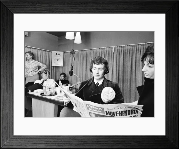 Framed Print : BBC Radio One Rehearsals ahead of official launch, Studio Scenes, Broadcasting House Framed Print : BBC Radio One Rehearsals ahead of official launch, Studio Scenes, Broadcasting House