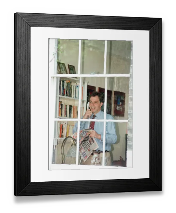 Framed Print : Tony Blair MP, Labour Shadow Home Secretary and Member of Parliament for Sedgefield
