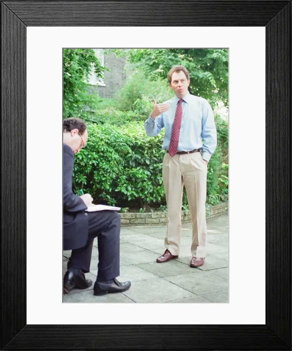Framed Print : Tony Blair MP, Labour Shadow Home Secretary and Member of Parliament for Sedgefield Framed Print : Tony Blair MP, Labour Shadow Home Secretary and Member of Parliament for Sedgefield