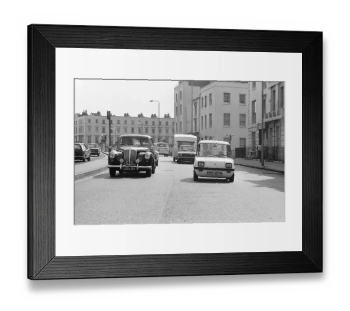 Framed Print : The Enfield Electric Car Road Test by Sunday Mirror reporter Roy Spicer Framed Print : The Enfield Electric Car Road Test by Sunday Mirror reporter Roy Spicer