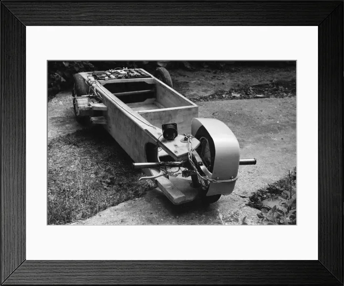 Framed Print : Lucas 2000 Electric Motor Contest. Picture shows car no: 18