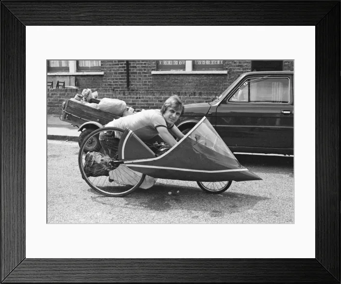 Framed Print : Lucas 2000 Electric Motor Contest. Picture shows car no: 68 Framed Print : Lucas 2000 Electric Motor Contest. Picture shows car no: 68