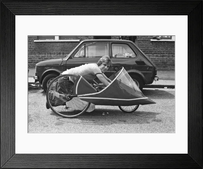 Framed Print : Lucas 2000 Electric Motor Contest. Picture shows car no: 68 Framed Print : Lucas 2000 Electric Motor Contest. Picture shows car no: 68