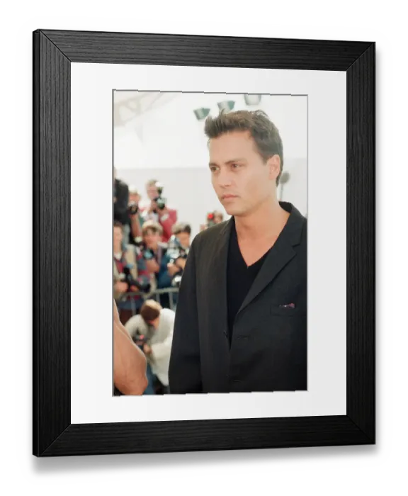 Framed Print : Cannes Film Festival 1997. The 50th Cannes Film Festival was held on 7th to 18th May 1997
