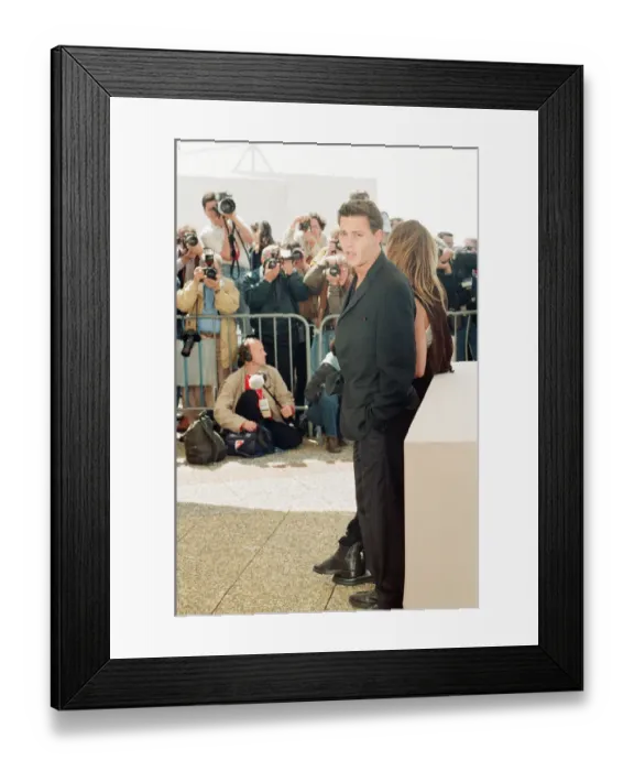 Framed Print : Cannes Film Festival 1997. The 50th Cannes Film Festival was held on 7th to 18th May 1997