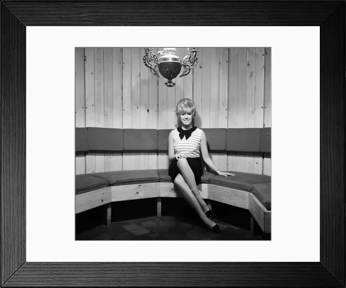 Framed Print : 21-year-old Julie Goodyear of Haywood, Lancashire appeared over 20 times on TV Framed Print : 21-year-old Julie Goodyear of Haywood, Lancashire appeared over 20 times on TV
