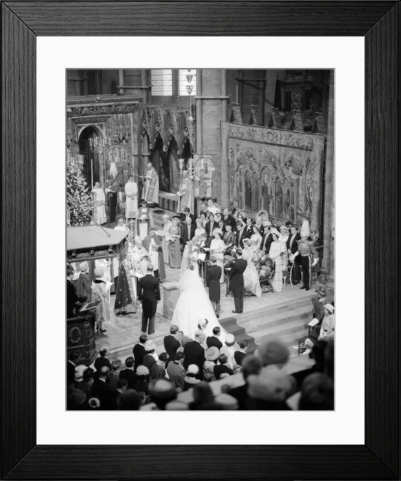 Framed Print : The wedding ceremony of Princess margaret and lord Snowdon at Westminster Abbey Framed Print : The wedding ceremony of Princess margaret and lord Snowdon at Westminster Abbey