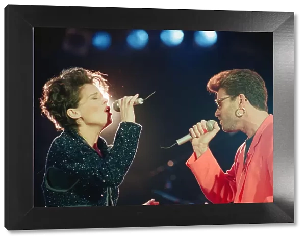 George Michael and Lisa Stansfield perform These Are The Days of Our Lives at The Freddie