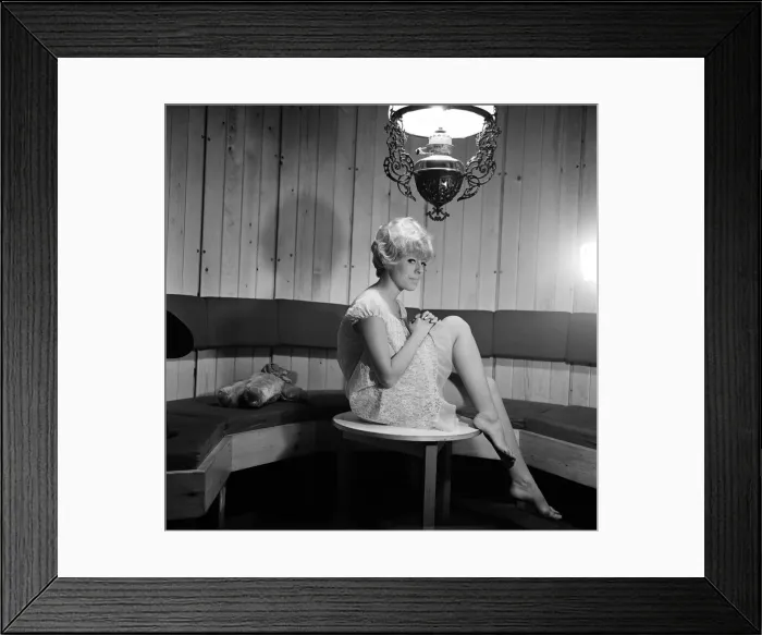 Framed Print : 21-year-old Julie Goodyear of Haywood, Lancashire appeared over 20 times on TV Framed Print : 21-year-old Julie Goodyear of Haywood, Lancashire appeared over 20 times on TV