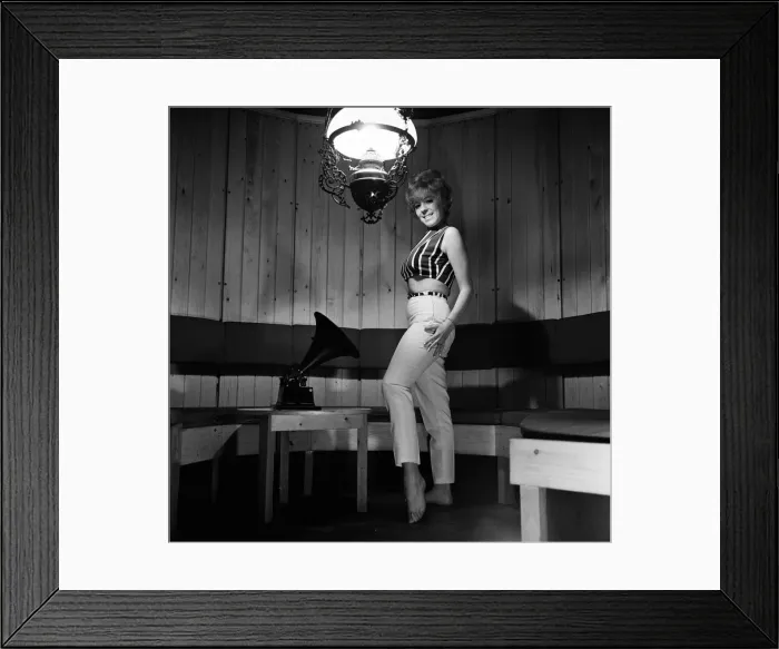 Framed Print : 21-year-old Julie Goodyear of Haywood, Lancashire appeared over 20 times on TV Framed Print : 21-year-old Julie Goodyear of Haywood, Lancashire appeared over 20 times on TV