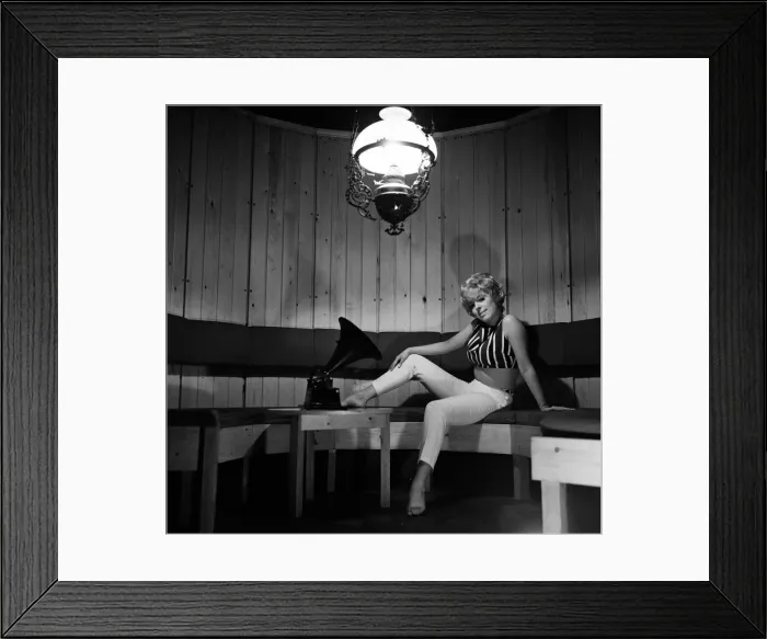 Framed Print : 21-year-old Julie Goodyear of Haywood, Lancashire appeared over 20 times on TV Framed Print : 21-year-old Julie Goodyear of Haywood, Lancashire appeared over 20 times on TV