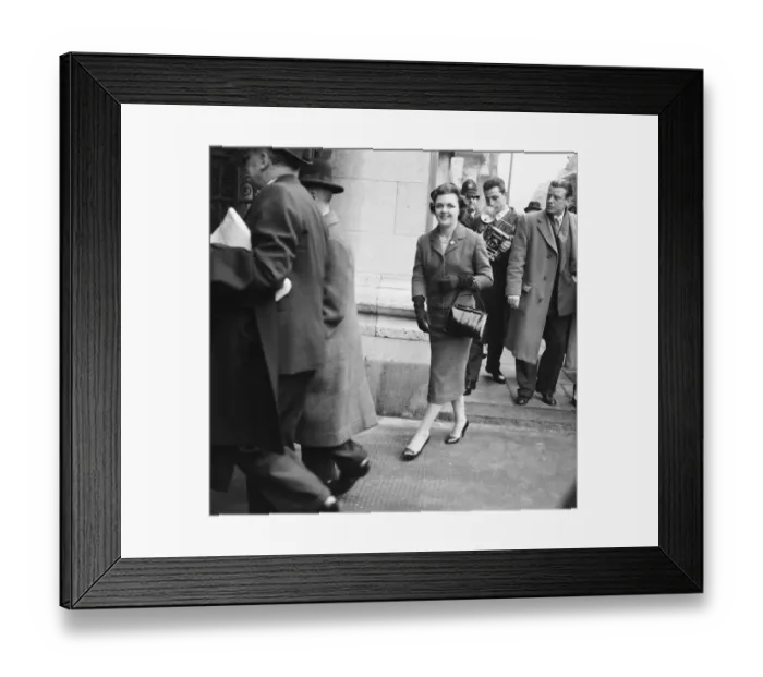 Framed Print : Eileen Parker, wife of Lieutenant Commander Michael Parker Framed Print : Eileen Parker, wife of Lieutenant Commander Michael Parker