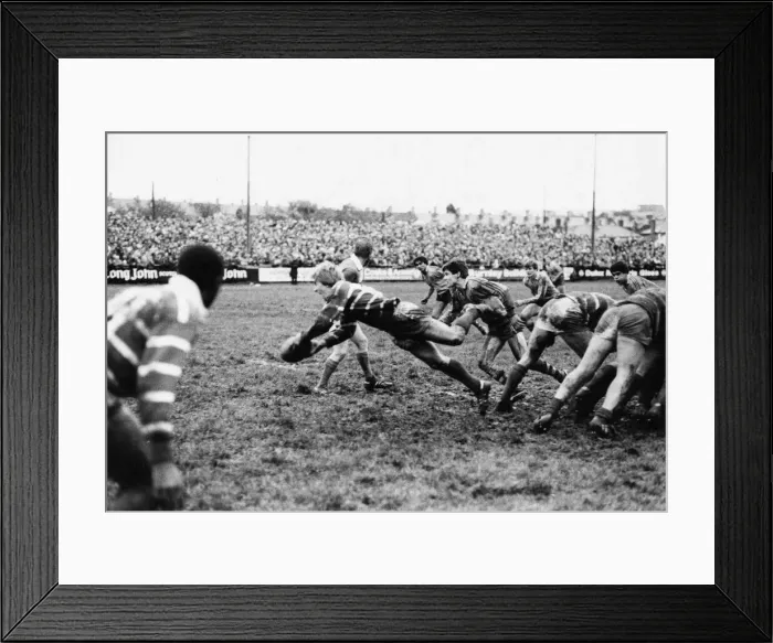 Framed Print : The 1981-82 Australia rugby union tour of Britain and Ireland