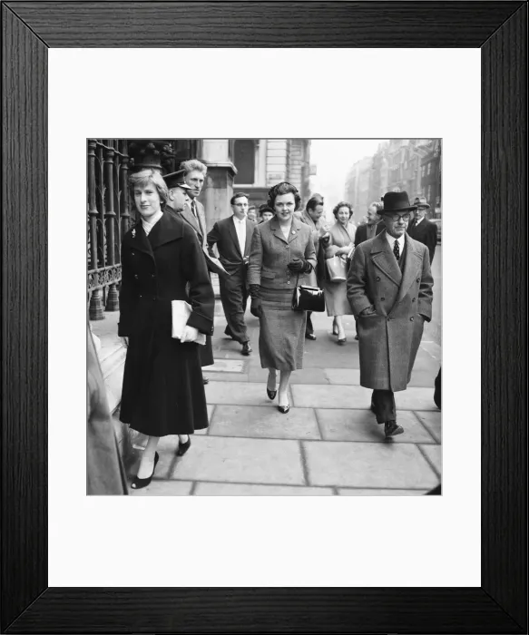 Framed Print : Eileen Parker, wife of Lieutenant Commander Michael Parker Framed Print : Eileen Parker, wife of Lieutenant Commander Michael Parker