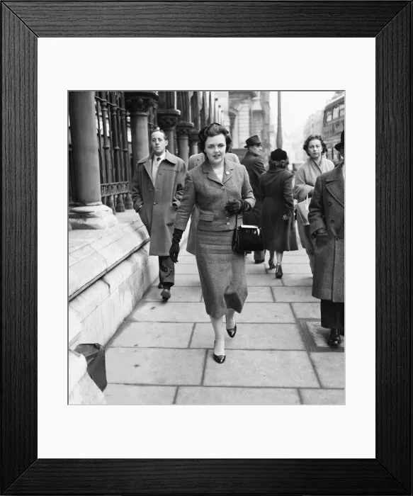 Framed Print : Eileen Parker, wife of Lieutenant Commander Michael Parker Framed Print : Eileen Parker, wife of Lieutenant Commander Michael Parker
