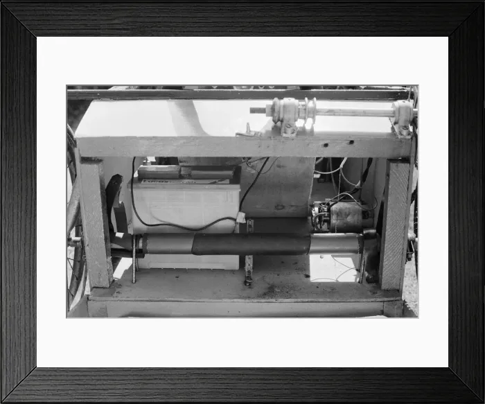 Framed Print : Lucas 2000 Electric Motor Contest. Picture shows car no: 16 Framed Print : Lucas 2000 Electric Motor Contest. Picture shows car no: 16