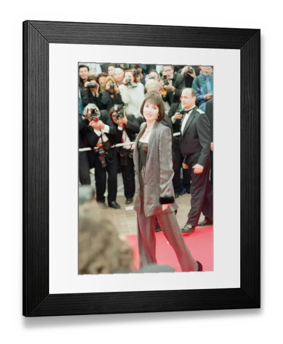 Framed Print : Cannes Film Festival 1997. The 50th Cannes Film Festival was held on 7th to 18th May 1997