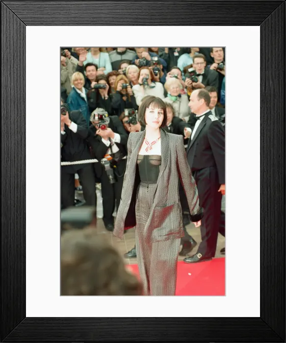 Framed Print : Cannes Film Festival 1997. The 50th Cannes Film Festival was held on 7th to 18th May 1997